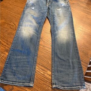 Silver Jeans Relaxed Fit Blue Denim